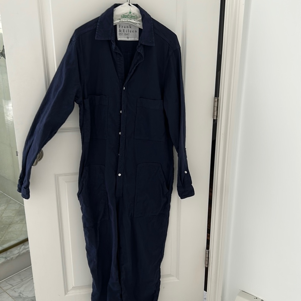 Frank and Eileen navy jumpsuit